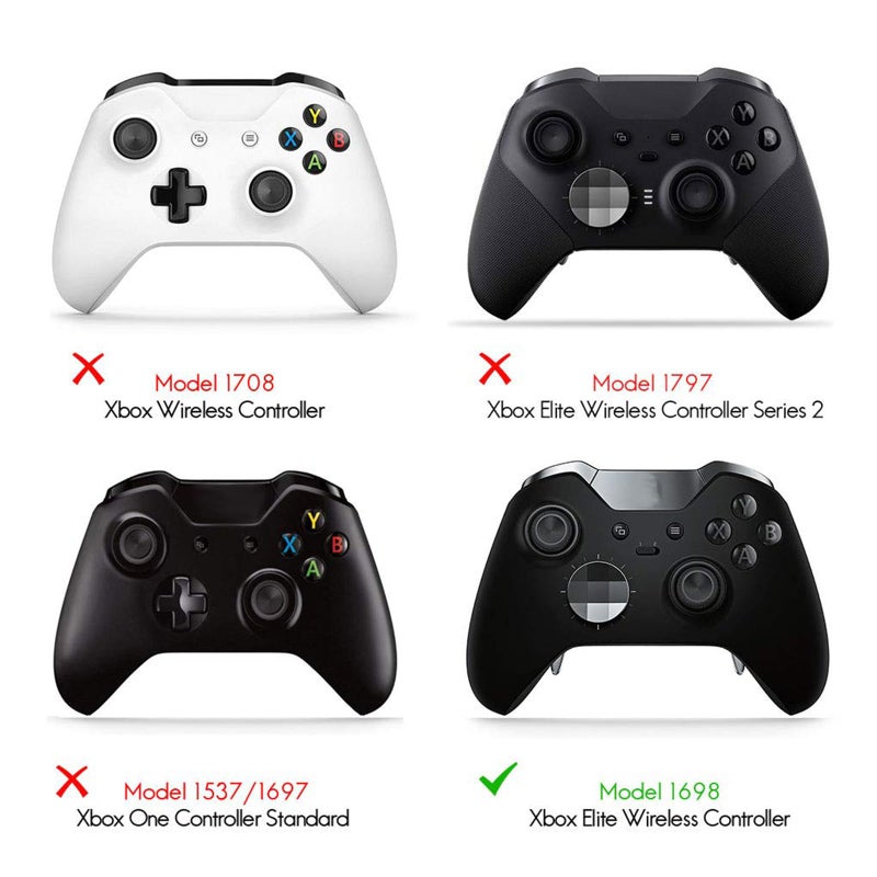 TOMSIN Replacement Thumbsticks for Xbox Elite 1 Controller,6 in 1 Swap Magnetic Joysticks for Xbox One Elite Controller Series 1(Only Fit for Model 1698,NOT for Elite 2 Controller) - Image 2